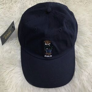 Polo Ralph Lauren Preppy Bear Cotton Chino Baseball Cap